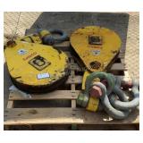 (2) RopeBlock 35 Ton x 1-1/4' Snatch Blocks