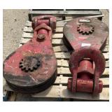 (2) McKissick 38 Ton x 1-1/8' Snatch Blocks