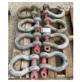(8) Crosby 25 Ton Shackles