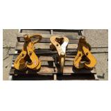(3) General Clamp 10 Ton Beam Clamps S4A