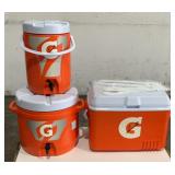 *CHATTANOOGA, TN* (3) Rubbermaid Assorted Coolers