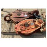 (2) McKissick 30 Ton x 1' Snatch Blocks