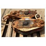 (2) McKissick 30 Ton x 1' Snatch Blocks