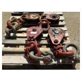 (4) McKissick 20 Ton x 1-1/8' Snatch Blocks