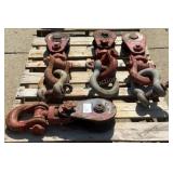 (4) McKissick 20 Ton x 1-1/8' Snatch Blocks