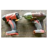 Milwaukee 18v 1/2' Impact Wrench and Heat Gun