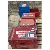 (6) Empty Tool Boxes