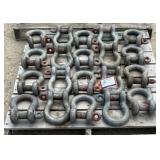 (20) Crosby 17 Ton Shackles