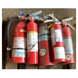 (5) ABC Fire Extinguishers