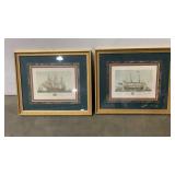 (qty - 2) Ship Prints-