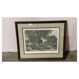 "The Village Elms" Print-