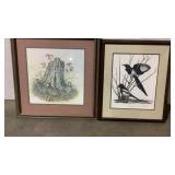 (qty - 2) Bird Prints-