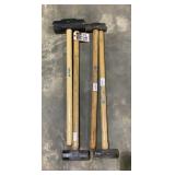 (qty - 4) Assorted Sledge Hammers-