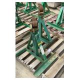 (2) Greenlee Ratchet Type Reel Stands 656
