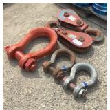 Shackles and Snatch Blocks