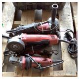 (6) Milwaukee Angle Grinders