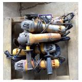 (6) DeWalt 4-1/2" Angle Grinders