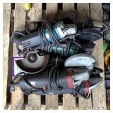 (6) Assorted Angle Grinders