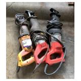 (3) Reciprocating Saws