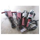 (4) Milwaukee 9" Angle Grinders/Sanders