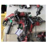 (5) Milwaukee 3/8" Drills