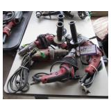 (5) Milwaukee 3/8" Drills