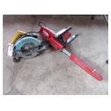 Circular Saw and Corded Chain Saw