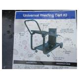 (3) Metal Man Universal Welding Carts