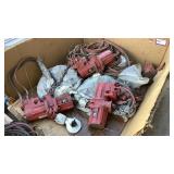 (3) JDN 1 Ton Pneumatic Chain Hoists and Parts