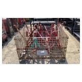 Basket of Assorted Pipe Roller Stands