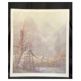 Swinging Bridge Ben Hampton Print