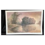 Evening Lilies Ben Hampton Print