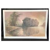 Evening Lilies Ben Hampton Print