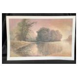 Evening Lilies Ben Hampton Print