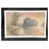 Evening Lilies Ben Hampton Print