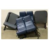 (4) Bus Seats & Retainer Walls