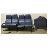 (4) Bus Seats & Retainer Walls