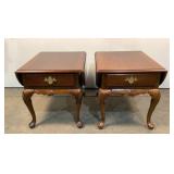 (2) Drop Leaf End Tables