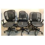 (6) Rolling Mesh Office Chairs