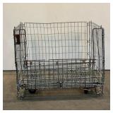 (1) Rolling Metal Basket