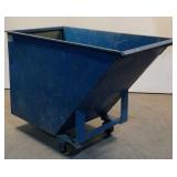 Rolling Metal Hopper