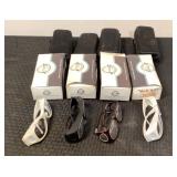 (4) Phillips Safety  Products XRAY Safety Glasses