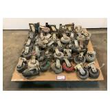 (40) Assorted Casters