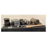 Assorted Electric Motors & Lockbox
