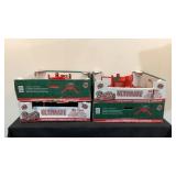 (4) Christmas Tree Stand Santa