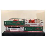 (4) Christmas Tree Stand Santa