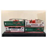 (4) Christmas Tree Stand Santa