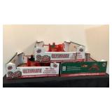 (3) Christmas Tree Stand Santa