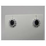 4.0 ct Sapphire Earrings