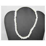 Heavy White Coral Necklace